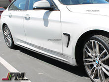 3D Style Carbon Fiber Side Skirt Add-on Lips Fits For 2014-2020 BMW F32 F33 F36 with M-Sport Package Only
