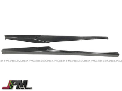 [JPMCarbon] NV Style Dry Carbon Side Skirt Add-on Lips Fits For 2015-2019 Ferrari 488 GTB / Spider