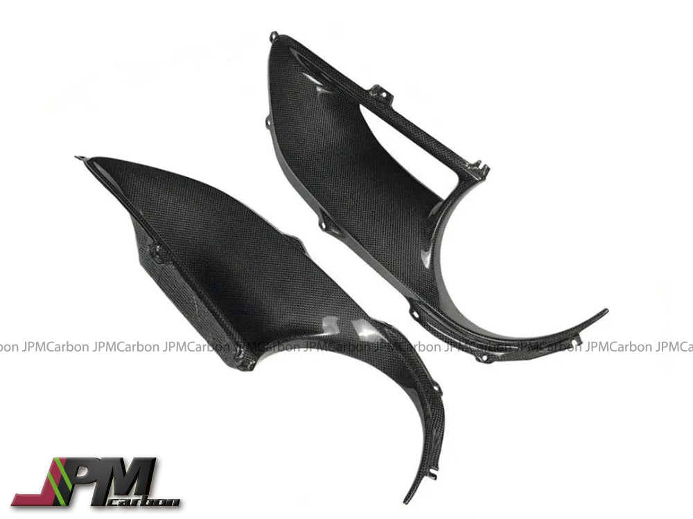 [JPMCarbon] NV Style Dry Carbon Fiber Rear Tail Light Covers Fits For 2015-2019 Ferrari 488 GTB / Spider