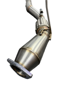 SPDZ1 K Series Megaphone Header Downpipe 12-15 Civic Si FG & 13-15 Acura ILX Cast Bellmouth