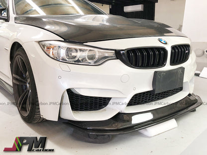 GS Style Carbon Fiber Front Bumper Add-on Lip Fits For 2015-2020 BMW F80 M3 / F82 M4 Only