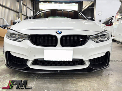 Performance Style Carbon Fiber Front Bumper Add-on Lip Fits For 2015-2020 BMW F80 M3 / F82 M4 Only