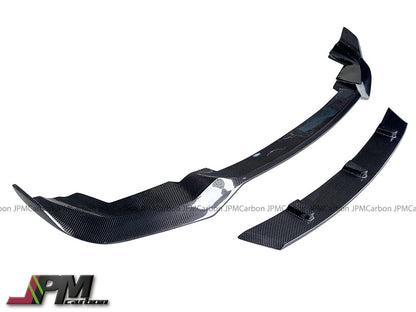 [JPMCarbon] V Style Carbon Fiber Front Bumper Add-on Lip Fits For 2019-2021 BMW F87 M2 Competition Only