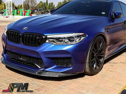 [JPMCarbon] GTS Style Carbon Fiber Front Bumper Add-on Lip Fits For 2018-2020 BMW F90 M5 Only