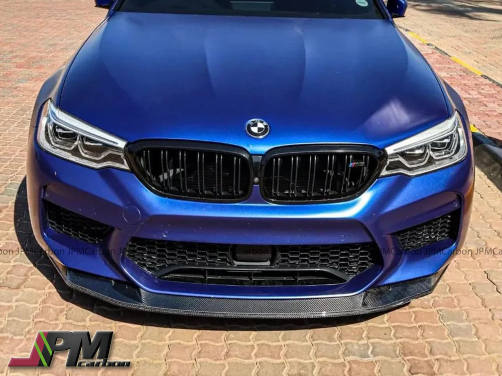 [JPMCarbon] GTS Style Carbon Fiber Front Bumper Add-on Lip Fits For 2018-2020 BMW F90 M5 Only