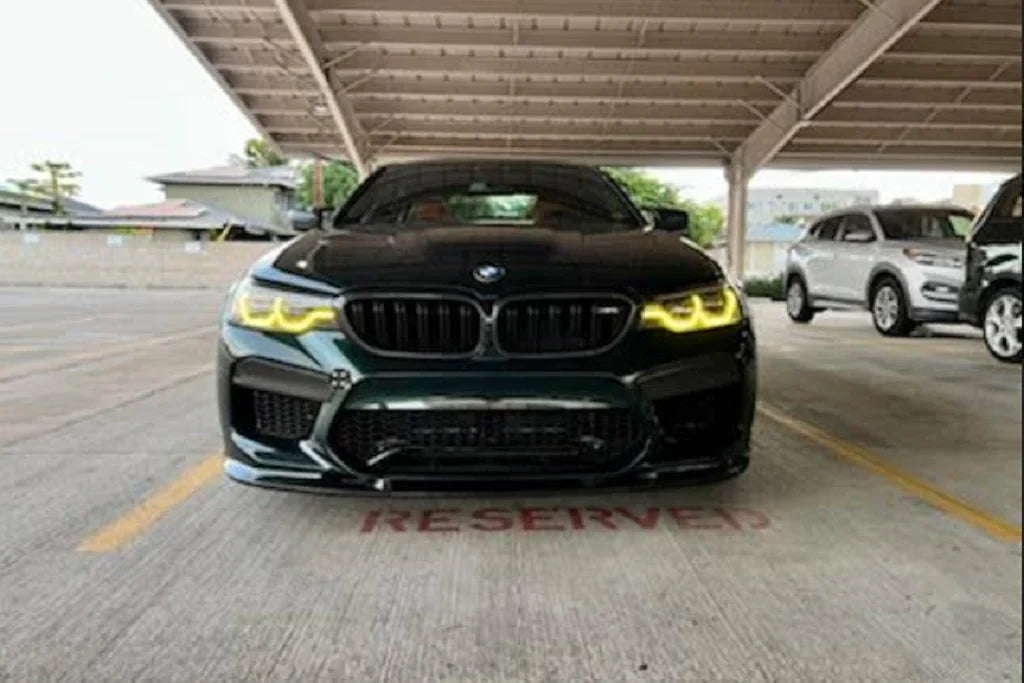 HM CSL Yellow DRL LED Headlight Module Set - F90 M5 | G30 5-Series