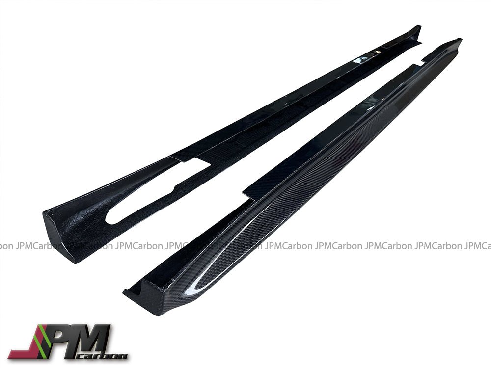 [JPMCarbon] 3D Style Carbon Fiber Side Skirt Add-on Lips Fits For 2019-2025 BMW F97 X3M / F98 X4M