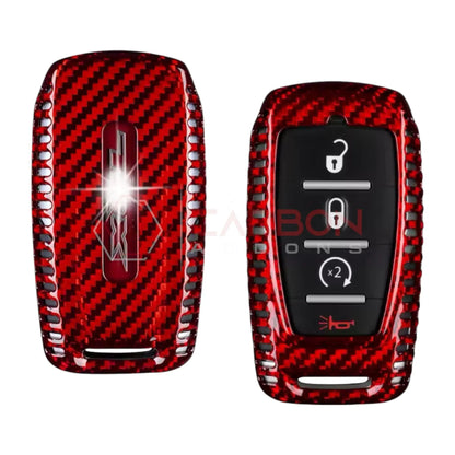 2019+ RAM Real Carbon Fiber Key Fob Cover