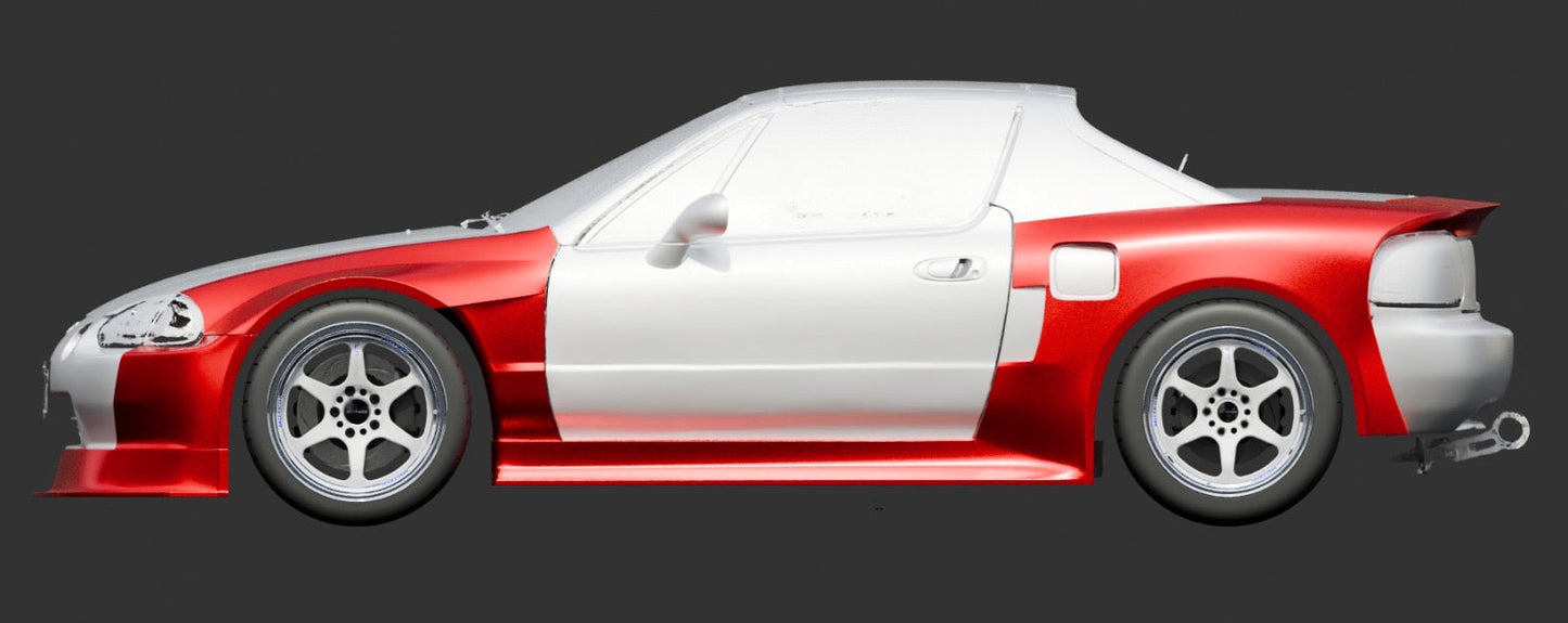 (SPECIAL-ORDER) Touring Car Widebody - Honda Civic CR-X Del Sol (92-98)