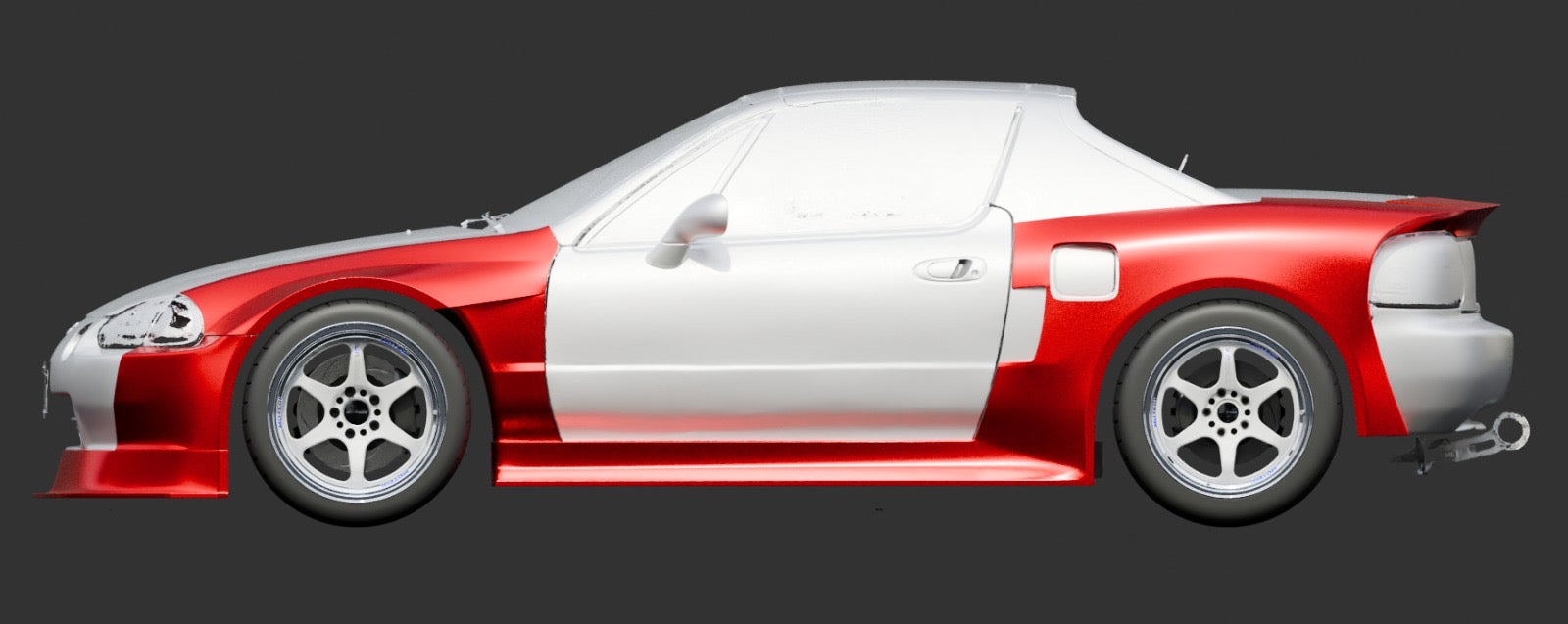 (SPECIAL-ORDER) Touring Car Widebody - Honda Civic CR-X Del Sol (92-98)