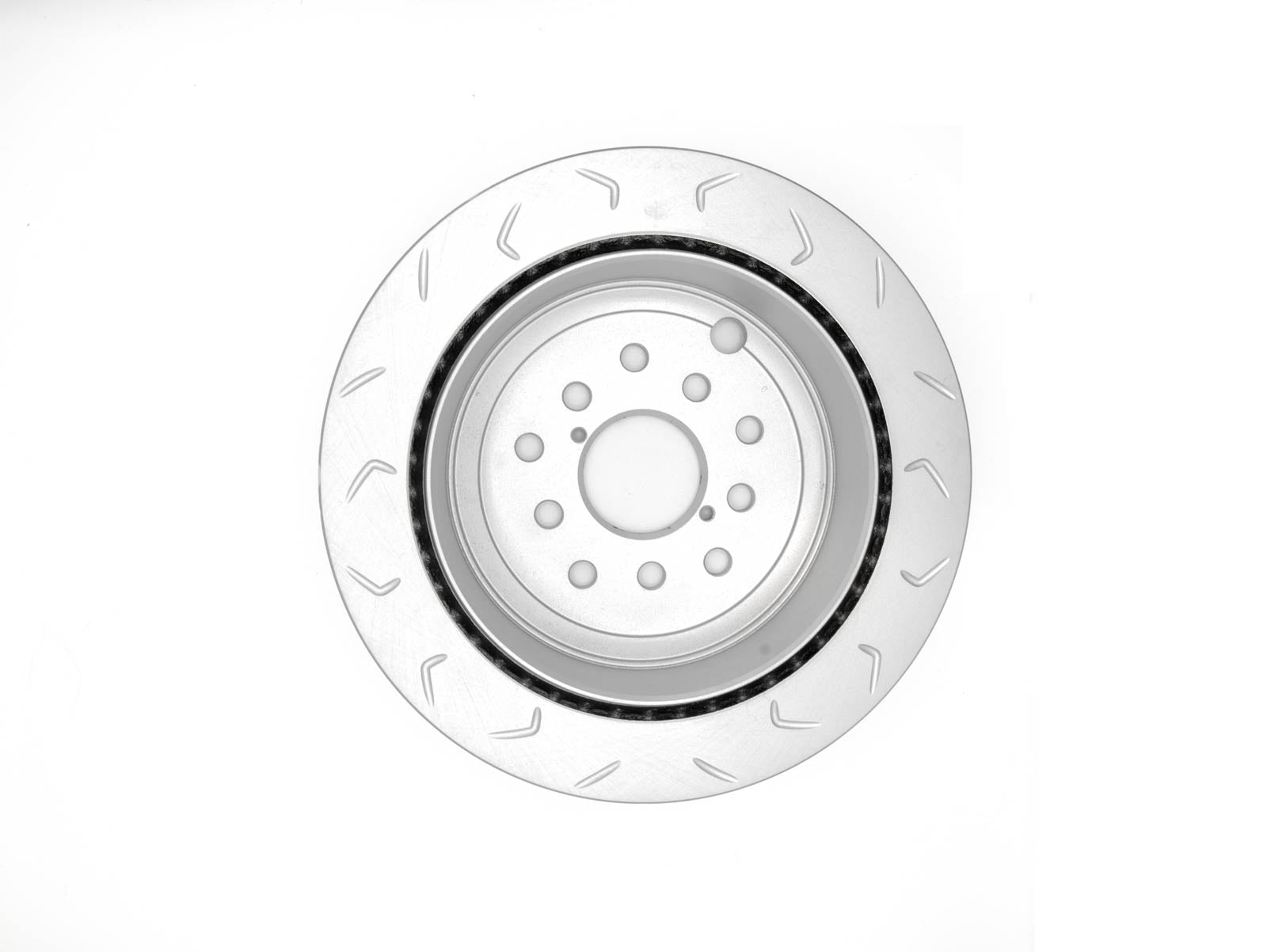 FactionFab Slotted Rear Rotor V2 Dual Drilled - Subaru WRX 2022+ 6mt / FR-S / BRZ / 86 2013+