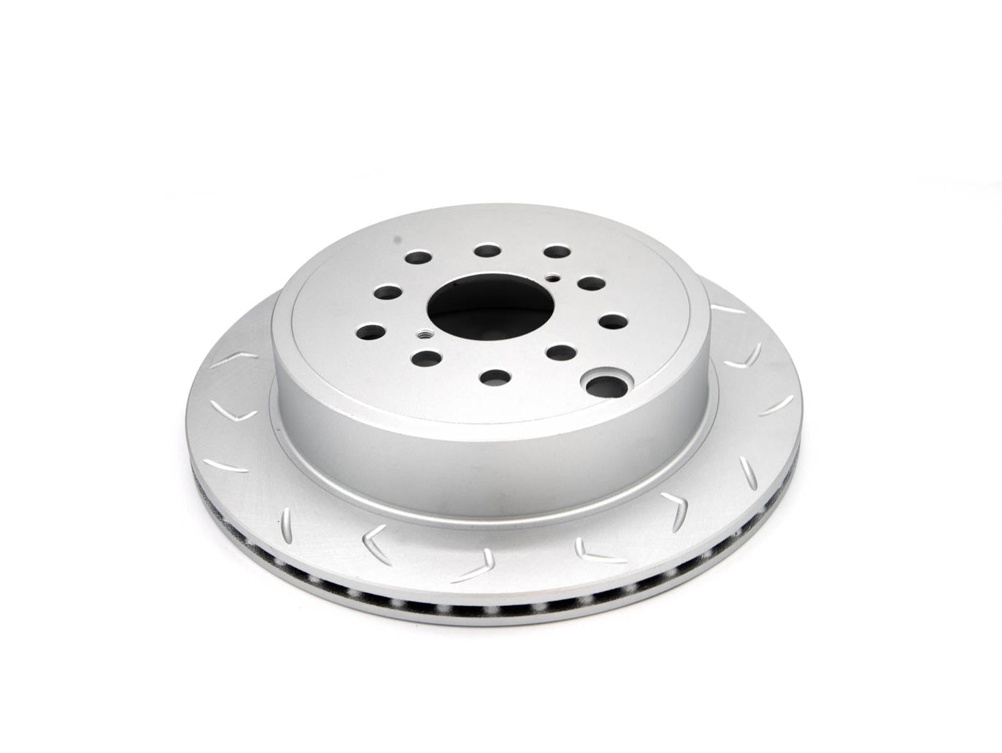 FactionFab Slotted Rear Rotor V2 Dual Drilled - Subaru WRX 2022+ 6mt / FR-S / BRZ / 86 2013+