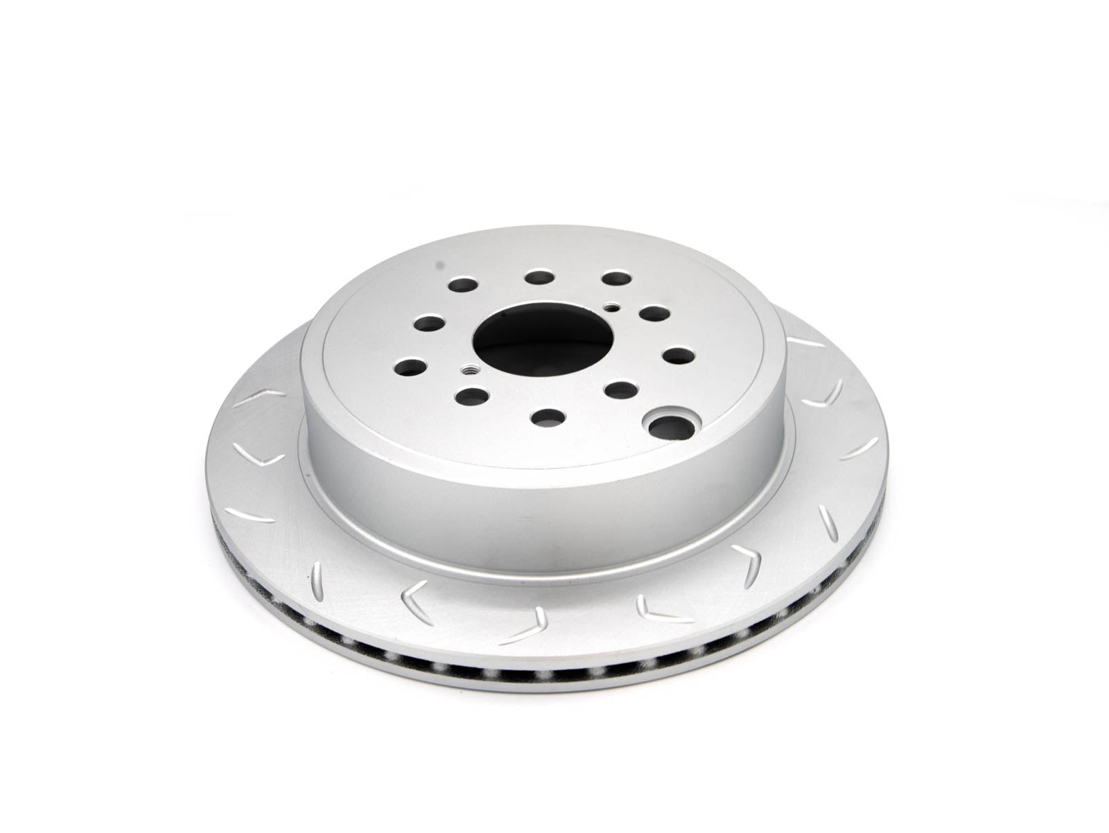 FactionFab Slotted Rear Rotor V2 Dual Drilled - Subaru WRX 2022+ 6mt / FR-S / BRZ / 86 2013+