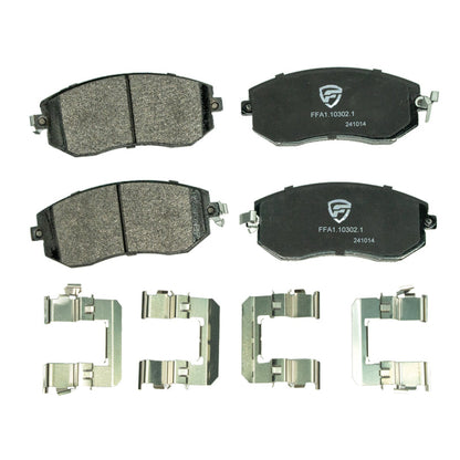 FactionFab V2 Front Brake Pads - 2011-2014 Subaru WRX / 2013-2020 BRZ 86 / 2022-2026 BRZ GR86