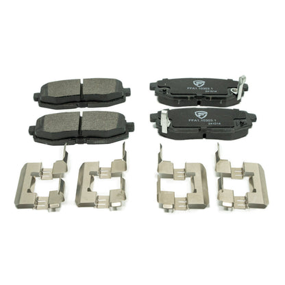 FactionFab V2 Rear Brake Pads - 2022+ Subaru WRX 6mt, 2013-2020 BRZ 86 / 2022+ BRZ GR86