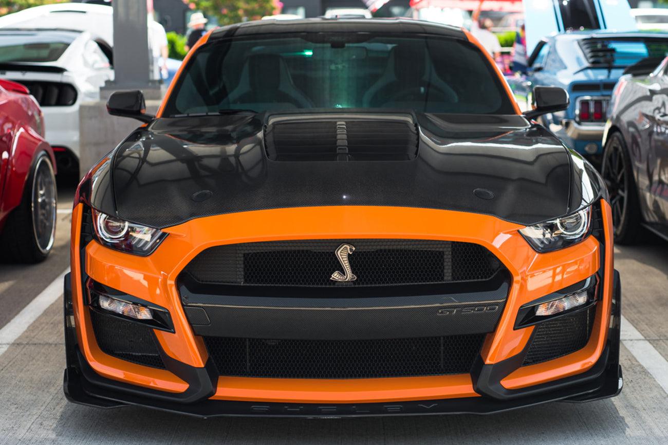 2020-23 Ford Mustang GT500 Carbon Fiber Front Hood Vent