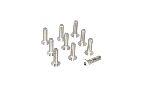 ZSPEC M8-1.25x25mm Flat-Head FHSC Fasteners, Stainless, 10-Pack