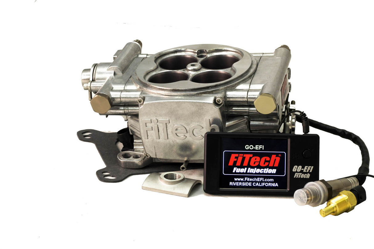 FiTech Fuel Injection - Go EFI 4 600hp Basic Kit Bright Tumble Finish