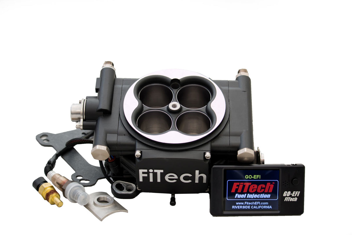 FiTech Fuel Injection - Go EFI 4 600hp Basic Kit Matte Black