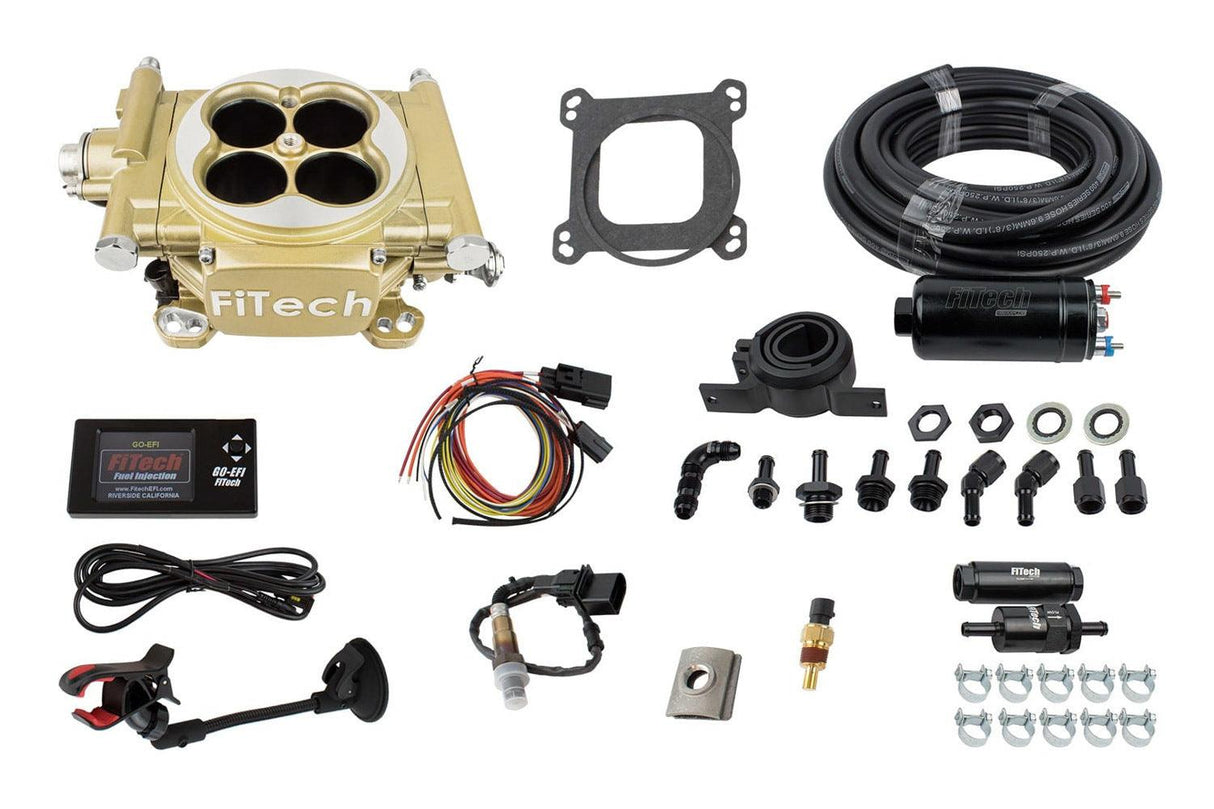 FiTech Fuel Injection - 600 HP E/S EFI System Classic Gold