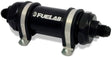 Fuelab - Fuel Filter In-Line 5in 40 Micron Stainless 6AN