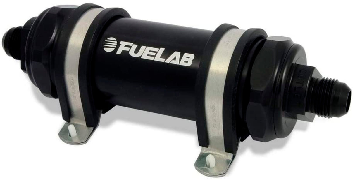 Fuelab - Fuel Filter In-Line 5in 6 Micron Fibgerglass 8AN