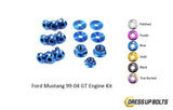 Ford Mustang GT (1999-2004) Titanium Dress Up Bolts Engine Kit