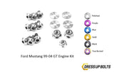 Ford Mustang GT (1999-2004) Titanium Dress Up Bolts Engine Kit