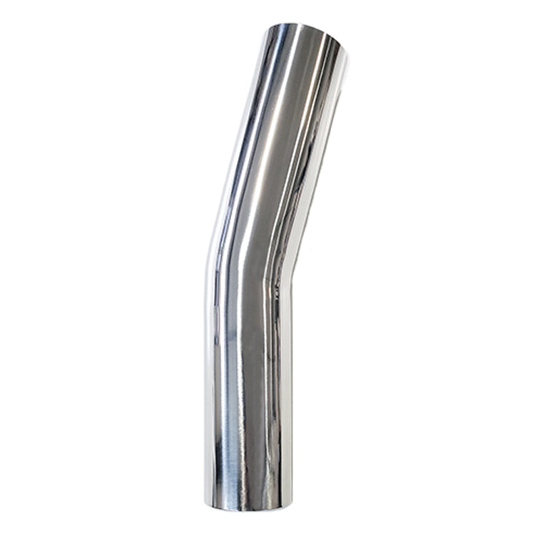 1.750" 16ga 15° Mandrel Bend - (2.625" CLR / 6.000" Legs) - Polished OD - 304 Stainless