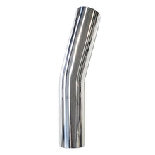 2.250" 16ga 15° Mandrel Bend - (3.375" CLR / 6.000" Legs) - Polished OD - 304 Stainless