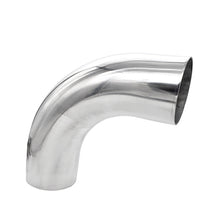 4.000" OD 14ga 90° Mandrel Bend - Polished OD - 6061 Aluminum - (6.000" CLR / 4.000" Legs)