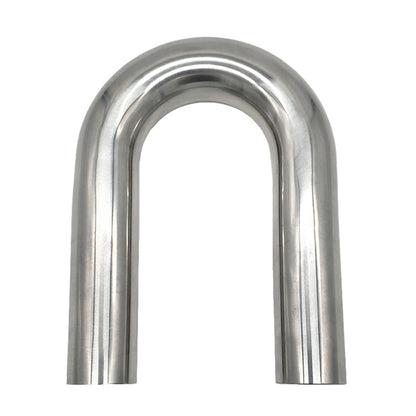 1.250" OD 16ga 180° Mandrel Bend - Polished OD - 6061 Aluminum - (1.875" CLR / 6.000" Legs)