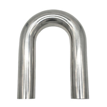 2.250" 16ga 180° Mandrel Bend - (3.375" CLR / 6.000" Legs) - Polished OD - 304 Stainless