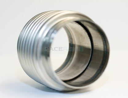 2.250" Flex Bellow (with Inner Liner) x 2.500" Overall Length - 304 Stainless