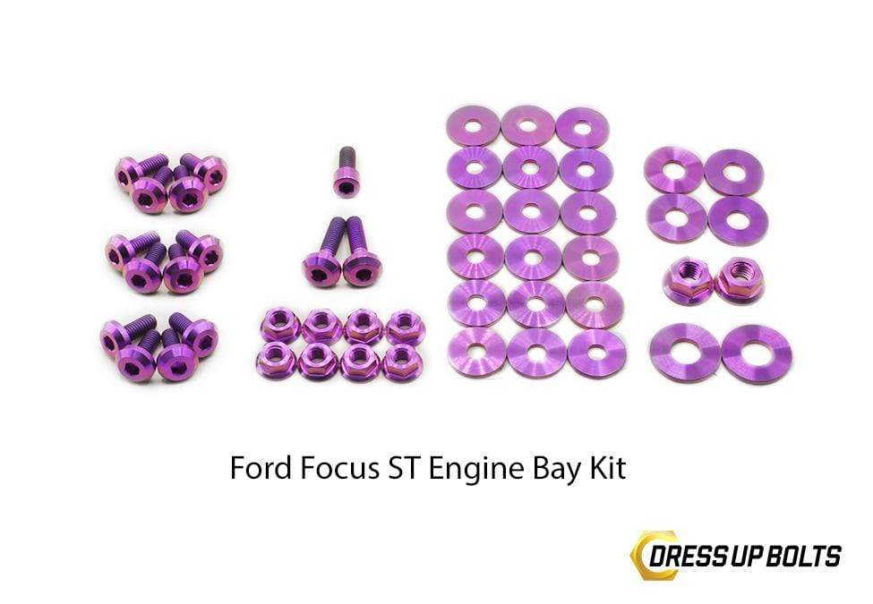 Ford Focus ST (2011-2014) Titanium Dress Up Bolt Engine Bay Kits