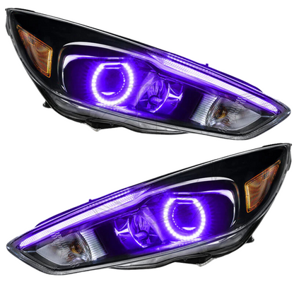 Ford Focus RS/ST Flow Series/Color Chasing DRL + Halo (2015-2017)