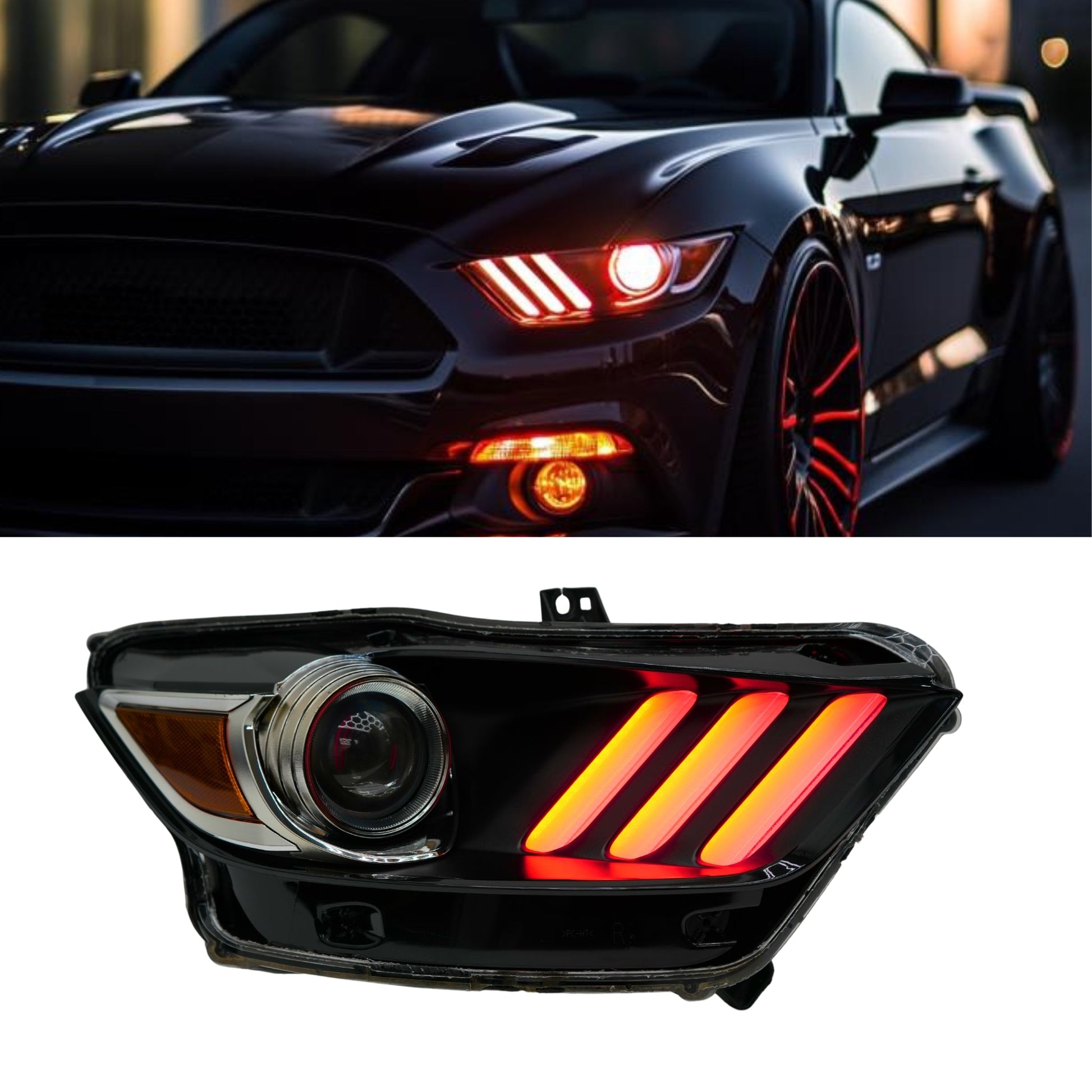 Ford Mustang Multicolor Flow Series DRL Boards (2015-2017)