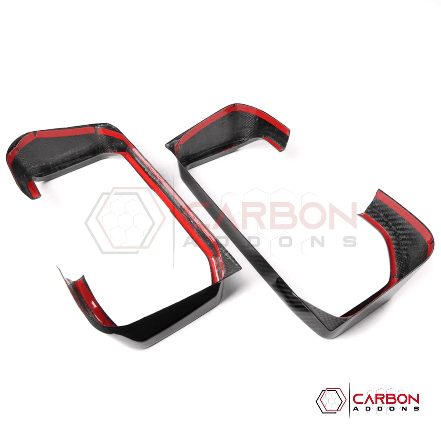 Ford Bronco Raptor Carbon Fiber Rear Tail Light Trim Bezel Cover | Glossy or Matte