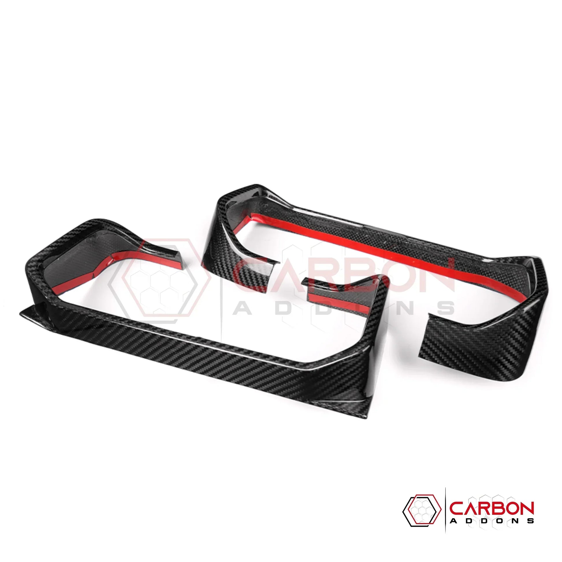 Ford Bronco Raptor Carbon Fiber Rear Tail Light Trim Bezel Cover | Glossy or Matte