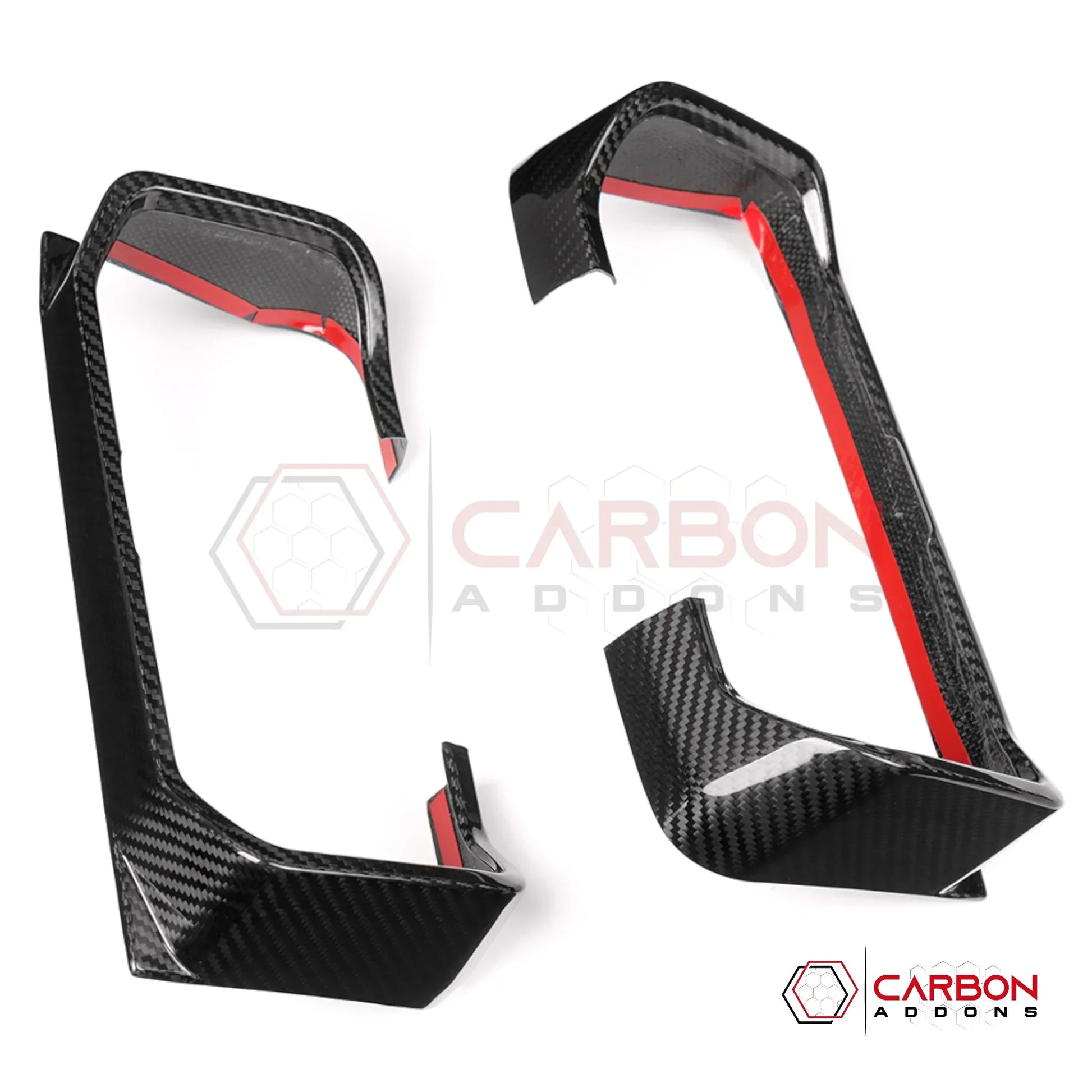 Ford Bronco Raptor Carbon Fiber Rear Tail Light Trim Bezel Cover | Glossy or Matte