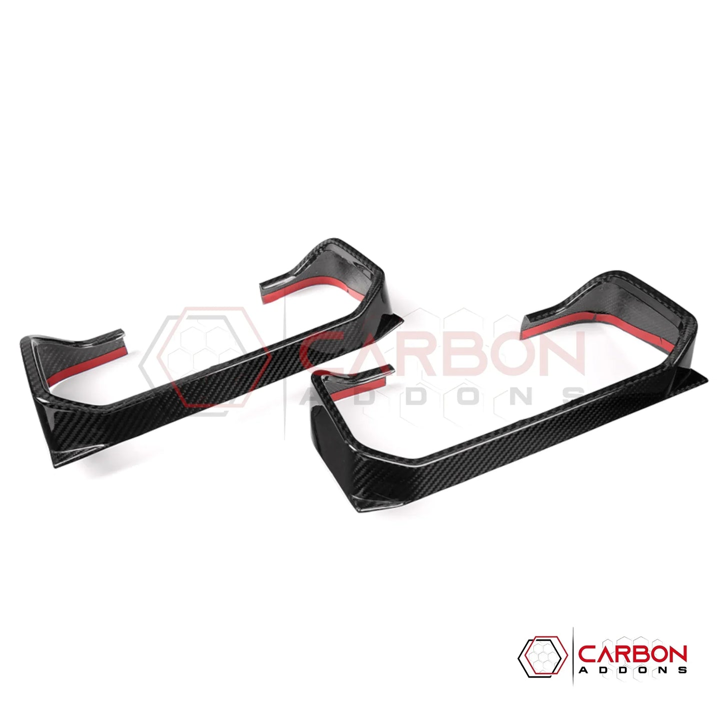 Ford Bronco Raptor Carbon Fiber Rear Tail Light Trim Bezel Cover | Glossy or Matte