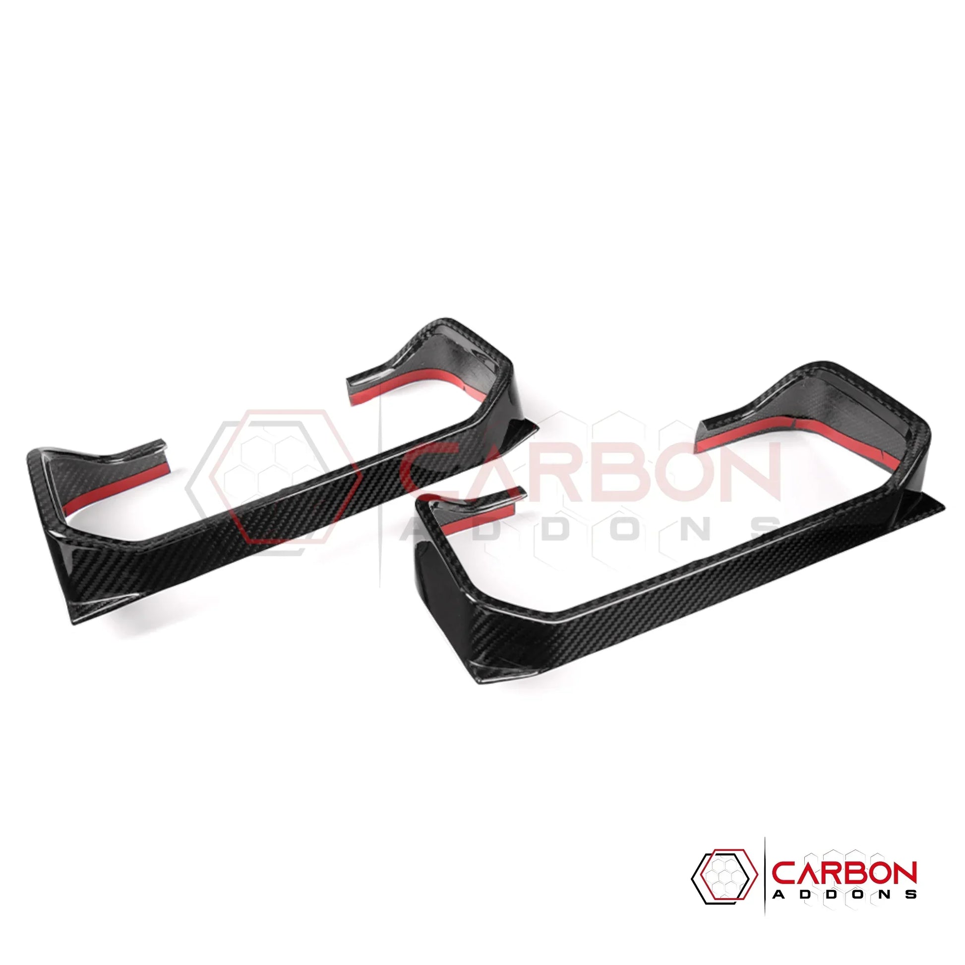 Ford Bronco Raptor Carbon Fiber Rear Tail Light Trim Bezel Cover | Glossy or Matte