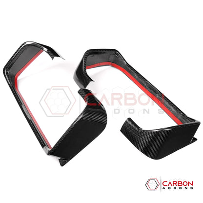 Ford Bronco Raptor Carbon Fiber Rear Tail Light Trim Bezel Cover | Glossy or Matte
