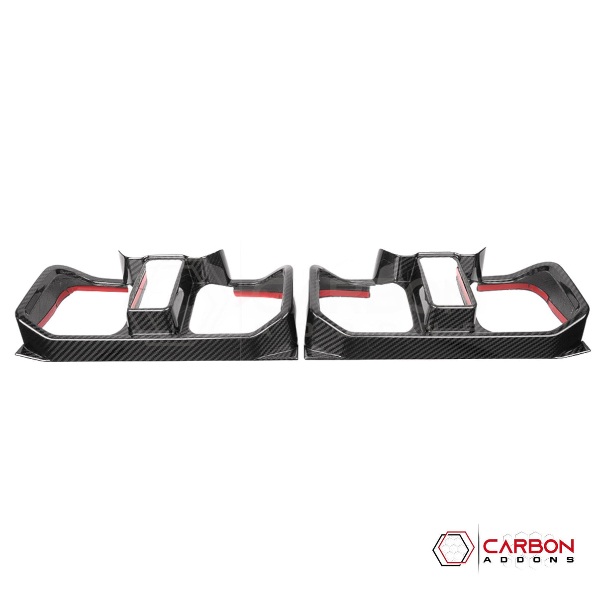 Ford Bronco Raptor Carbon Fiber Rear Tail Light Trim Bezel Cover | Glossy or Matte