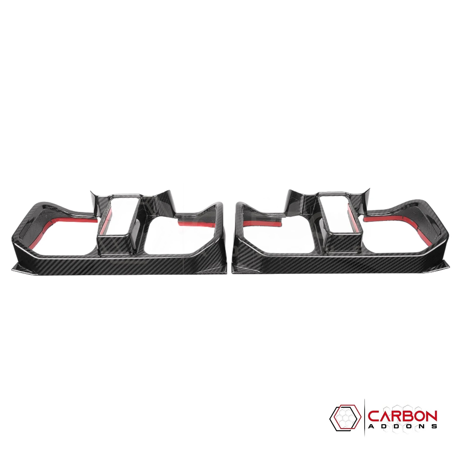 Ford Bronco Raptor Carbon Fiber Rear Tail Light Trim Bezel Cover | Glossy or Matte