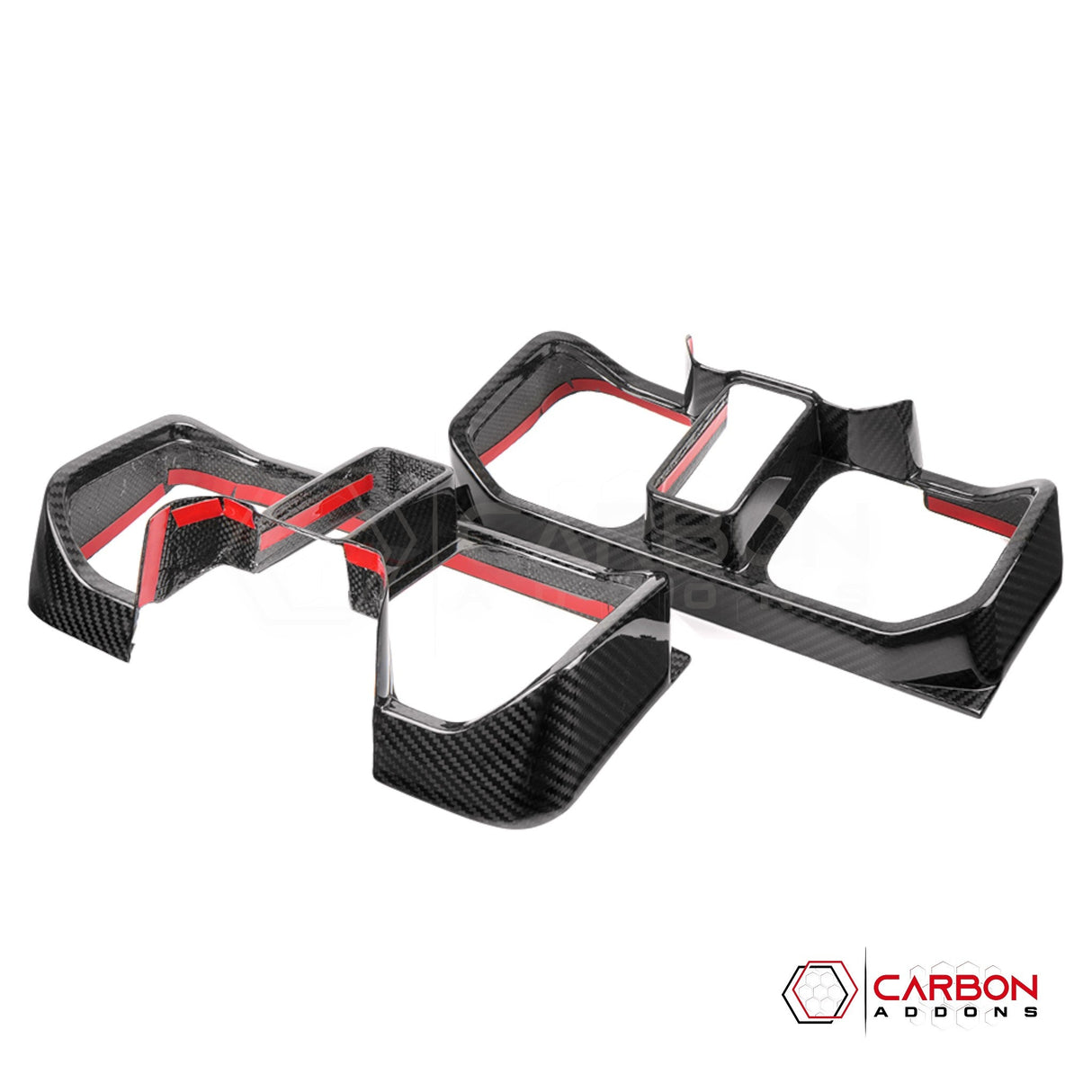Ford Bronco Raptor Carbon Fiber Rear Tail Light Trim Bezel Cover | Glossy or Matte