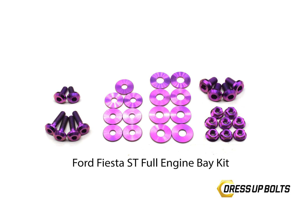 Ford Fiesta ST (2013-2018) Titanium Dress Up Bolt Engine Bay Kit