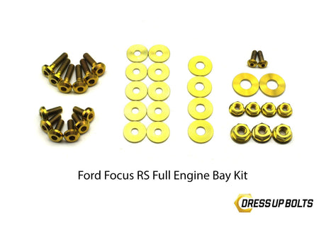 Ford Focus RS (2016-2018) Titanium Dress Up Bolt Engine Bay Kit