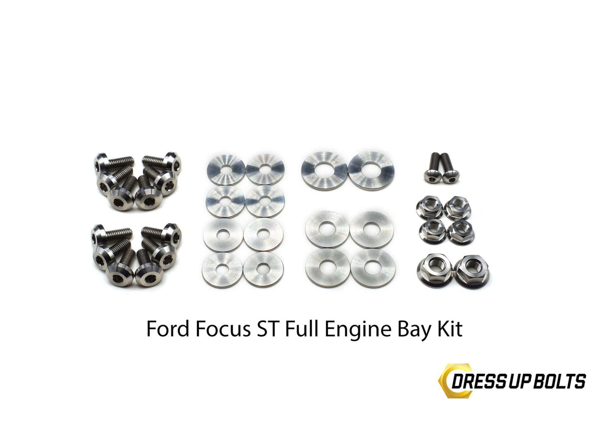 Ford Focus ST (2015-2018) Titanium Dress Up Bolt Engine Bay Kit