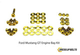 Ford Mustang GT (2015-2017) Titanium Dress Up Bolts Engine Bay Kit